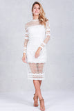 MC White Lace Dress