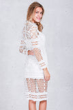 MC White Lace Dress