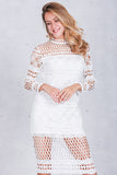 MC White Lace Dress